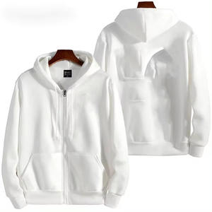 Sudadera con Capucha Deportiva Casual de Invierno para Hombre y Mujer, 450G, Manga Larga, con Cremallera, 100% Algodón, Secado Rápido y Transpirable - Product Image 3