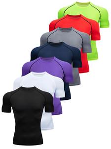 Sublimación camisetas en blanco de alta calidad 100% poliéster cuello en V camiseta para hombres tela 170 Gsm tela de sublimación personalizada - Product Image 2