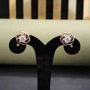 Boucles d'oreilles pendantes en argent sterling 925 avec pierre en diamant taillé certifiée IGI, plaquées or, tendance, unisexe, pour la Saint-Valentin, anniversaire, fête - Product Image 1