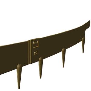 Bordure de jardin flexible en acier corten pour parterres de fleurs, aménagement paysager avec finition thermolaquée, extérieur OEM ODM - Product Image 1