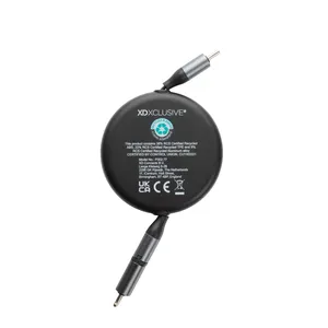 Cable Retráctil Terra 2 en 1, Accesorio Sostenible para la Gestión de Cables 2 en 1 - Product Image 5