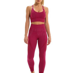 Último diseño hecho a medida de las mujeres Yoga Set Seamless Mujeres Yoga Set Casual Wear Mujeres Yoga Set - Product Image 3