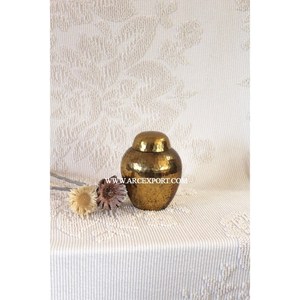 Jarrón de Jengibre de Latón Macizo con Tapa, Aspecto Admirable, Decoración para el Hogar, Recipiente de Almacenamiento con Diseño Único - Product Image 4