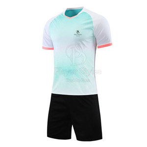 Camiseta de fútbol de poliéster de alta calidad personalizada 2024, ropa deportiva, uniforme de sublimación Original, logotipo de equipo de Club, nuevos conjuntos de estilo de Jugador - Product Image 1