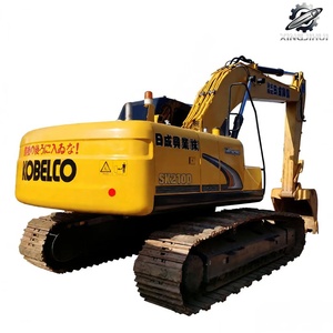 Excavadora Usada Kobelco SK210 de 21 Toneladas con Cucharón de 1.05m³, Marca Original Japonesa, Excavadora Grande de Orugas para Construcción, Bajas Horas de Uso, Certificación CE - Product Image 1