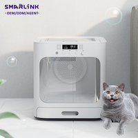 Boîte de séchage intelligente 60L pour animaux de compagnie, température constante à 38.5 °C et flux d'air à 360 °, contrôle par écran tactile pour chiens/chats, OEM/ODM