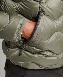 2025 nueva llegada fabricantes burbuja personalizada más gruesa Puffer burbuja chaqueta con cremallera acolchada chaqueta de invierno - Product Image 5