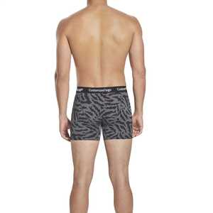 ชุดชั้นในผ้าฝ้ายระบายอากาศได้ดีสำหรับผู้ชายสินค้า2025กางเกงบ็อกเซอร์แบบถักสวมใส่สบายมีโลโก้ที่ยั่งยืน - Product Image 2