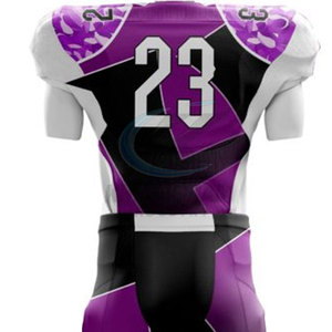 Tenue d'entraînement de football américain de style nouveau pour hommes, en polyester respirant, tissu personnalisé, haute qualité, service OEM - Product Image 5