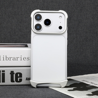 Étui de téléphone haut de gamme sans cadre en métal pour iPhone 17 Pro Max, protection en alliage d'aluminium
