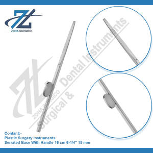 Mango de osteótomo nasal TARDY 16 cm 6-1/4 "10mm realizar cortes óseos de osteotomía especialmente para estrechar o realinear los huesos nasales - Product Image 3