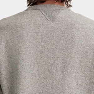 เสื้อสเวตเตอร์สวมหัวคอกลมผ้าฝ้าย100% โอเวอร์ไซส์สำหรับผู้ชายผ้าถักเฮฟวี่เวทพิมพ์ลายแขนปกติลำลอง - Product Image 6