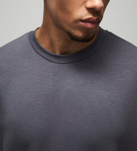 2025 nouveau arrivé 100% coton surdimensionné T-Shirt pour hommes épaule tombante poids lourd Boxy Fit blanc tenue décontracté hommes T-shirts - Product Image 6