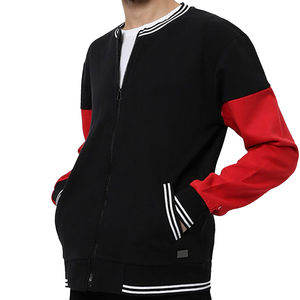 Chaqueta Universitaria de Invierno para Hombre, de Un Solo Pecho, con Logotipos Personalizables, Forro de Felpa de Algodón Premium, Diseño de Universidad Deportiva - Product Image 1