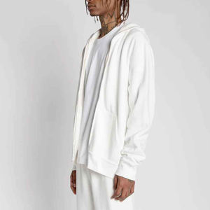 High Quality OEM Breathable Hoodies for Men Custom Designed Logo Print Oversized Full Face Zip-Up Streetwear for Winter - Product Image 4