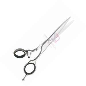 Professional <b>Barber</b> Scissors | Premium German Steel <b>Blades</b>, Precision Hair Cutting, Adjustable Ring, Stainless Steel Finish - Product Image 6