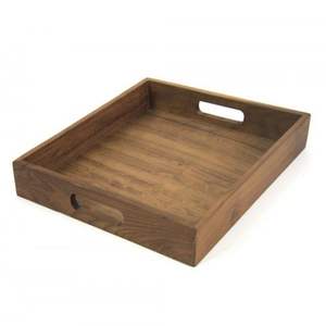 TOOK <b>DECORATIVE</b> CUSTOMIZED WOOD SERVING TRAY LASER -engraved Bamboo Trays Engraved Wooden Trays with Handle - Product Image 4