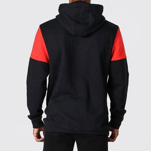 Sudaderas con capucha de invierno para hombre, algodón transpirable mezclado con poliéster, precio al por mayor, cuello con capucha y bolsillo - Product Image 4