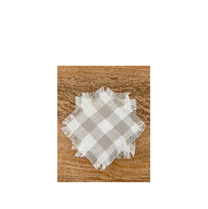 Style lin stong sous-verres pour boissons pas cher Absorbable Drink Coaster Vente en gros design pièce avec vente produit - Product Image 5