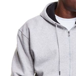 Sudadera con Capucha de Forro Polar Grueso para Hombre, Manga Larga, con Cierre, 50% Algodón, 50% Poliéster, con Logotipo Personalizable - Product Image 6