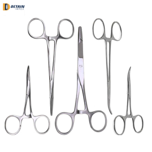 Meilleure qualité pince à moustiques hémostatique droite incurvée en acier inoxydable pince à moustiques hémostatique Kit de suture Instrument médical - Product Image 2