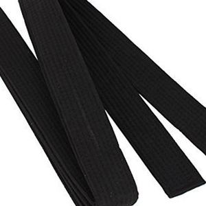 Jiu Jitsu เข็มขัดเทควันโดสีดำสำหรับศิลปะการต่อสู้แบบกำหนดเองเข็มขัดเทควันโด - Product Image 2