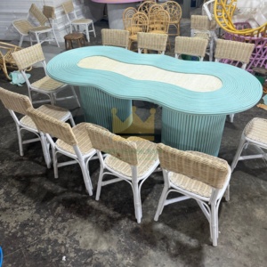 เก้าอี้เด็กหวายธรรมชาติทำด้วยมือทนทานที่นั่งเด็กวัยหัดเดินเป็นมิตรกับสิ่งแวดล้อมเฟอร์นิเจอร์สำหรับเรือนเพาะชำเก้าอี้เด็กงานฝีมือทอ - Product Image 3