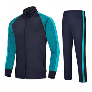 Navidad lujo recién llegados logotipo bordado personalizado algodón/poliéster transpirable sólido hombres Jogging deportes equipo traje - Product Image 6