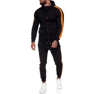 Venta al por mayor de fábrica de chándal de diseño personalizable Servicio de calidad superior Fabricación de ropa de entrenamiento personalizada Sudadera con capucha con cremallera para hombre - Product Image 5