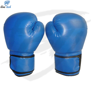 Guante de Kick Boxing profesional con cordones LOGO personalizado Deporte Sparring Taekwondo Guantes de boxeo de cuero 2023 - Product Image 4