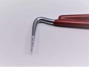 Outil de démontage de goupille à cotter le plus pratique |   Crochet angulaire avec poignée rouge pour utilisation automobile et mécanique - Product Image 3