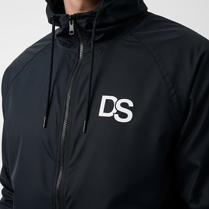 Veste coupe-vent à capuche pour homme, légère, confortable, de haute qualité, pour l'hiver, col montant, service OEM, vente en gros - Product Image 5