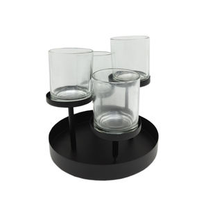 เชิงเทียนโลหะสีดำสำหรับตกแต่งบ้านและงานปาร์ตี้คริสต์มาสแบบพรีเมี่ยม - Product Image 5