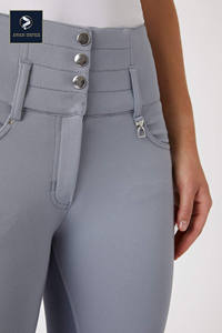 Pantalones con bolsillos de carga Pantalones de montar de alta calidad Silicon Grip Riding Jodhpurs Pantalones ecuestres - Product Image 3