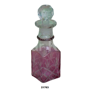 Venta caliente Vintage botella de Perfume de vidrio rosa con tapa y botella de Perfume decorativa en aerosol para mujeres uso del Kit de maquillaje - Product Image 2