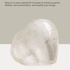 Quartz clair naturel gros coeur gonflé Feng Shui amour Reiki pierre d'harmonie pour la décoration intérieure cadeaux cristal pierre précieuse croissance du coeur - Product Image 2