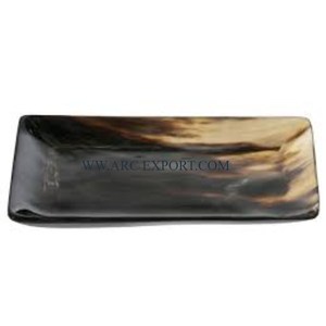 Bandeja para servir comida con cuerno de gran tamaño hecha a mano con diseño único, bandeja para servir utensilios para el hogar a un precio asequible - Product Image 4