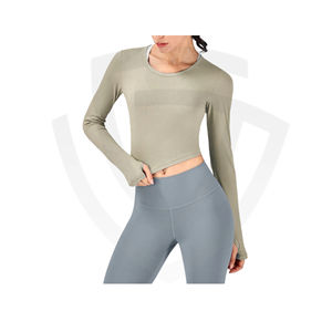 Conjunto Deportivo de 2 Piezas para Gimnasio, Correr, Yoga, Ropa Deportiva, Sujetador Deportivo, Top Corto, Pantalones Cortos de Cintura Alta, Conjuntos Deportivos para Mujer - Product Image 1
