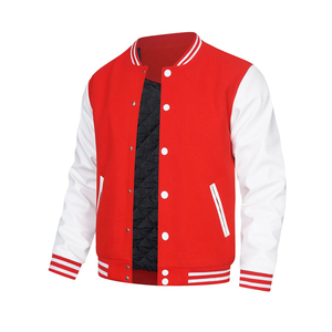 2025 haute qualité hommes Super vente bouton avant laine veste avec poches décontracté été CollegeBaseballjacket pour hommes - Product Image 4