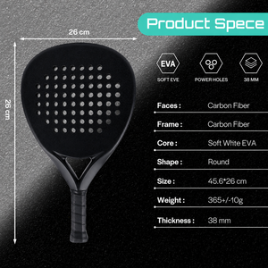 Vente Flash <span class=keywords><strong>Raquette</strong></span> de <span class=keywords><strong>Padel</strong></span> Personnalisée en Fibre de Carbone Usine OEM 50 Moules 20 Variations 8 Finitions de Surface Standard FIP Portable Polyester - Product Image 2