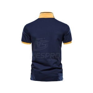 Polos de último diseño Polos de ropa informal Polos de color personalizados con logotipo personalizado - Product Image 2