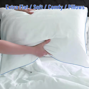 Special 100% Cotton Solid Plain Knitted Pillow Cases for Home Hotel & Hospital Use White Pillow <b>Cover</b> - Product Image 4