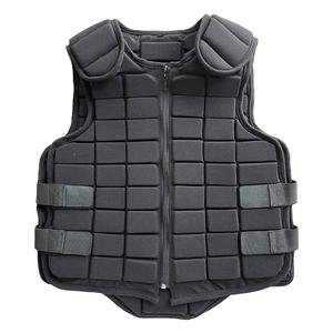 Chaleco de Neopreno Unisex para Montar a Caballo, Sin Mangas, con Cierre de Cremallera, Color Negro Sólido, Protector de Seguridad, Ropa Ecuestre 2026 - Product Image 2
