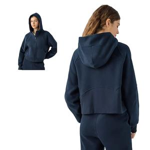 Sudaderas con Capucha para Mujer, Antiestáticas, Ecológicas, Transpirables, con Diseño Sólido y Logotipo Frontal - Product Image 1