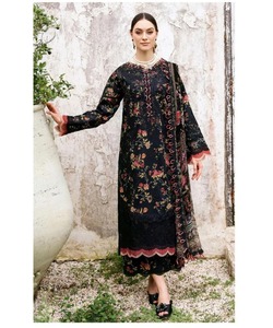 Venta al por mayor paquistaní SalwarKameez para las mujeres en algodón impreso vestido largo Maxi traje - Product Image 1