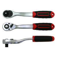 Set Perkakas Profesional 92-Piece 1/4 & 1/2 Inch Drive 6-Point Sockets, Pliers, Bit Holder & Alat Lainnya dalam Kotak Blow Case, Material CR-V, OEM untuk Perbaikan Mobil