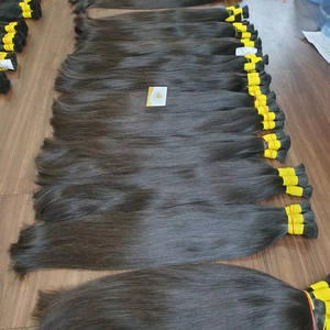 Le vendeur de cheveux de Minh Khang au Vietnam offre en vrac 150kg d'extensions de cheveux humains noirs naturels au prix d'entrepôt - Product Image 1