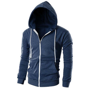 2026 nouveau sweat à capuche zippé personnalisé en gros 100% polyester vierge hommes sweats à capuche à fermeture éclair sweats à capuche imprimés bouffants 3D personnalisés - Product Image 1