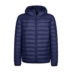 Chaqueta acolchada de algodón estilo callejero informal para hombre, chaqueta acolchada de color sólido con cuello levantado, ropa superior de Otoño/Invierno hecha de lona - Product Image 5