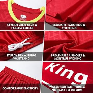 Uniforme de Fútbol Profesional de Fabricante, Conjunto Completo, Camiseta de Fútbol de Manga Corta, Impresa, de Secado Rápido, Tela Sublimada de Alta Calidad - Product Image 6